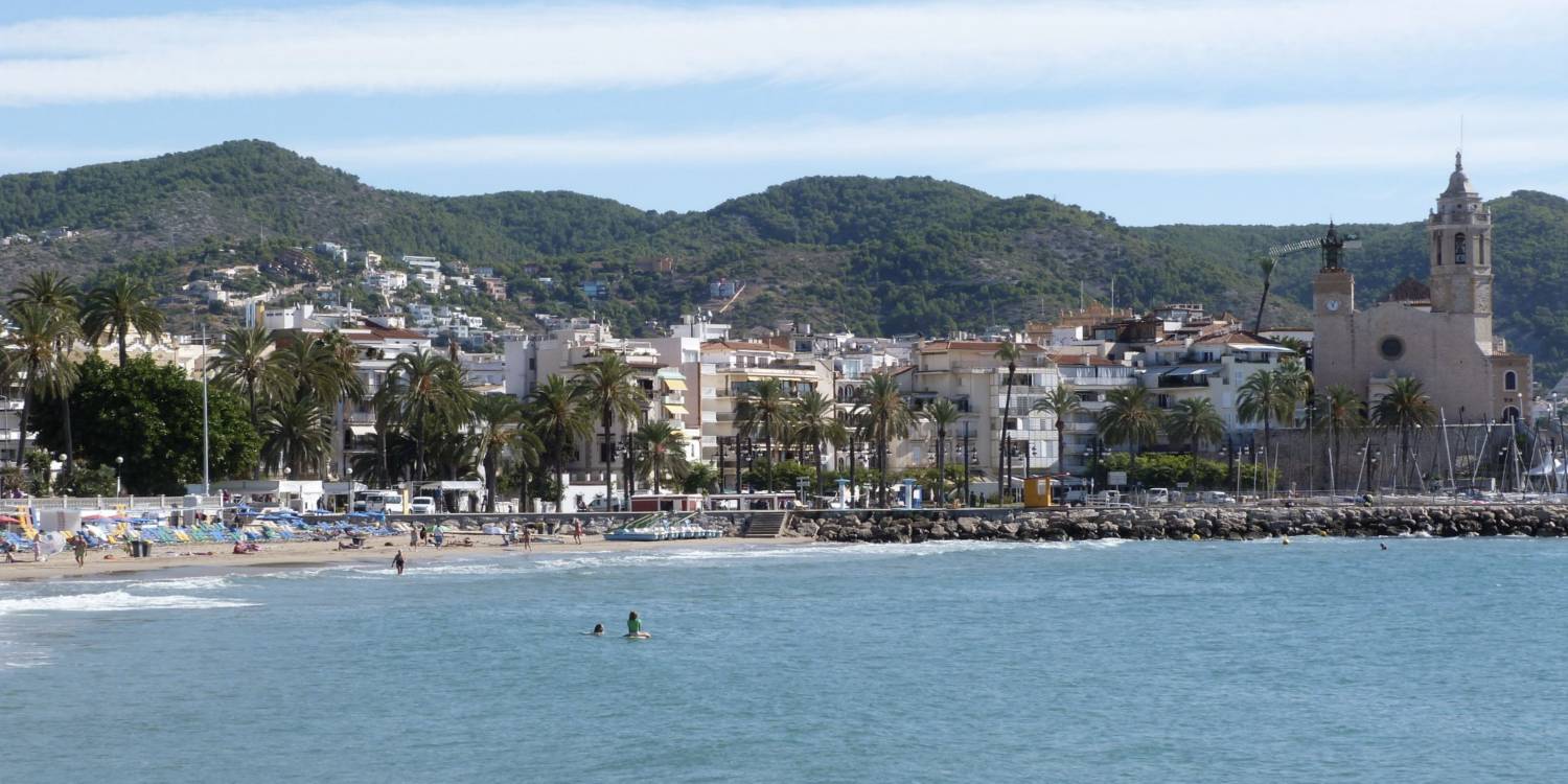 Plage de la Ribera sitges Plage de la Ribera sitges